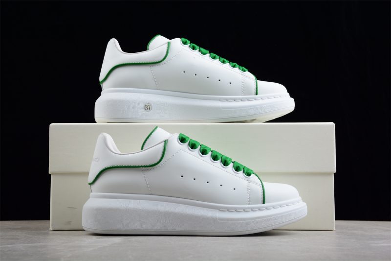 Alex McQ  men and women sneakers whiteu002Fgreen - Image 6