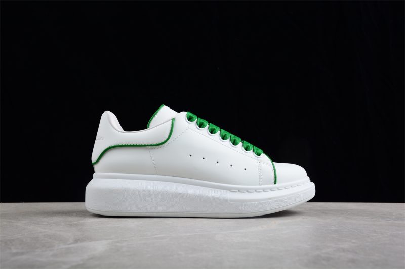 Alex McQ  men and women sneakers whiteu002Fgreen - Image 3