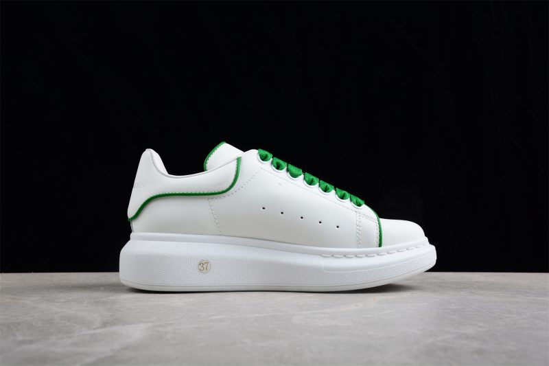 Alex McQ  men and women sneakers whiteu002Fgreen - Image 5