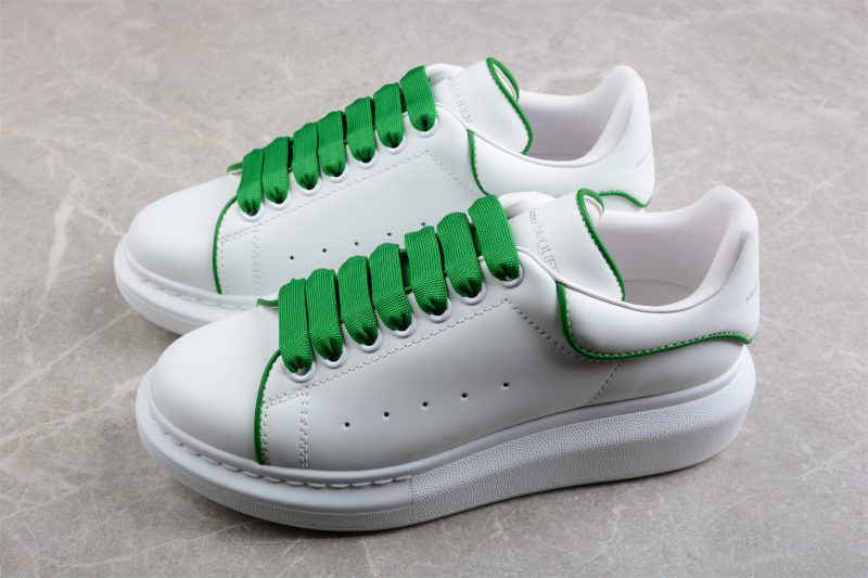 Alex McQ  men and women sneakers whiteu002Fgreen - Image 9